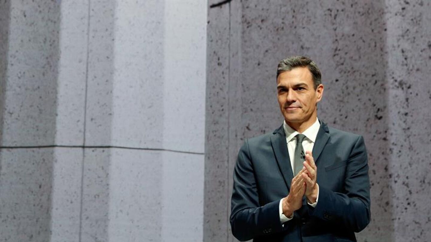 El presidente del Gobierno, Pedro S&aacute;nchez, en un acto
