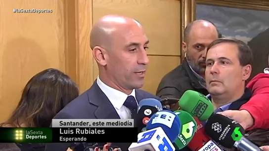 Rubiales, sobre la detención del vicepresidente de la RFEF: "Espero que Subies pueda demostrar su inocencia" Rubiales, sobre la detención del vicepresidente de la RFEF: "Espero que Subies pueda demostrar su inocencia"