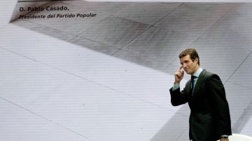 El presidente del PP, Pablo Casado