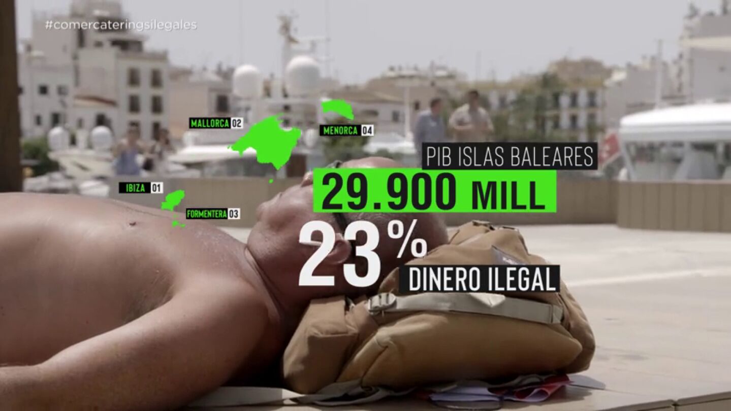 El negocio opaco del catering ilegal en Ibiza: las cifras de una econom&iacute;a con un 23% de dinero negro 
