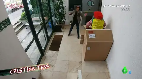 El susto de Miki Nadal a Cristina Teva El susto de Miki Nadal a Cristina Teva