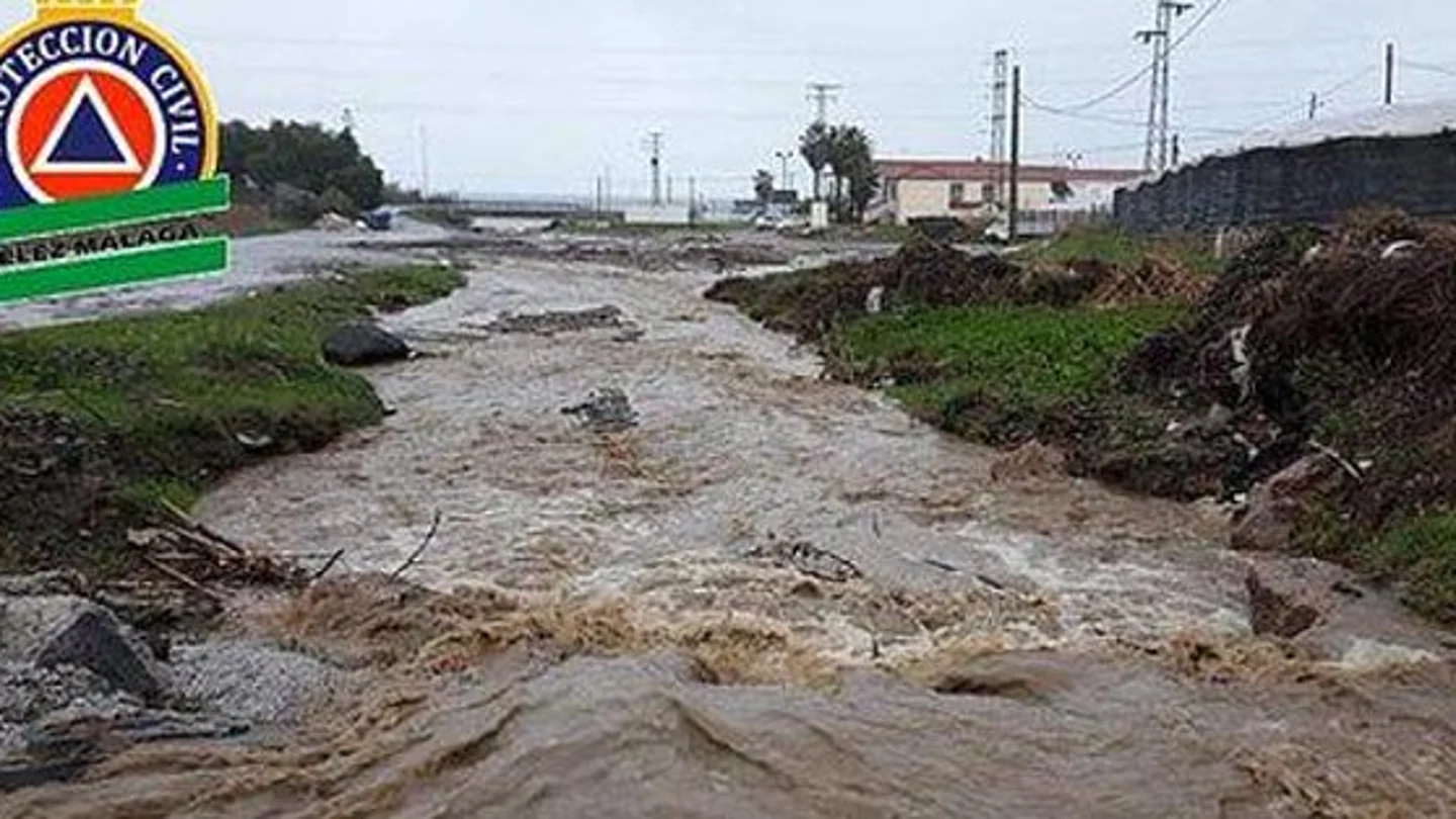 Imagen del caudal del río Seco en Vélez-Málaga Imagen del caudal del río Seco en Vélez-Málaga