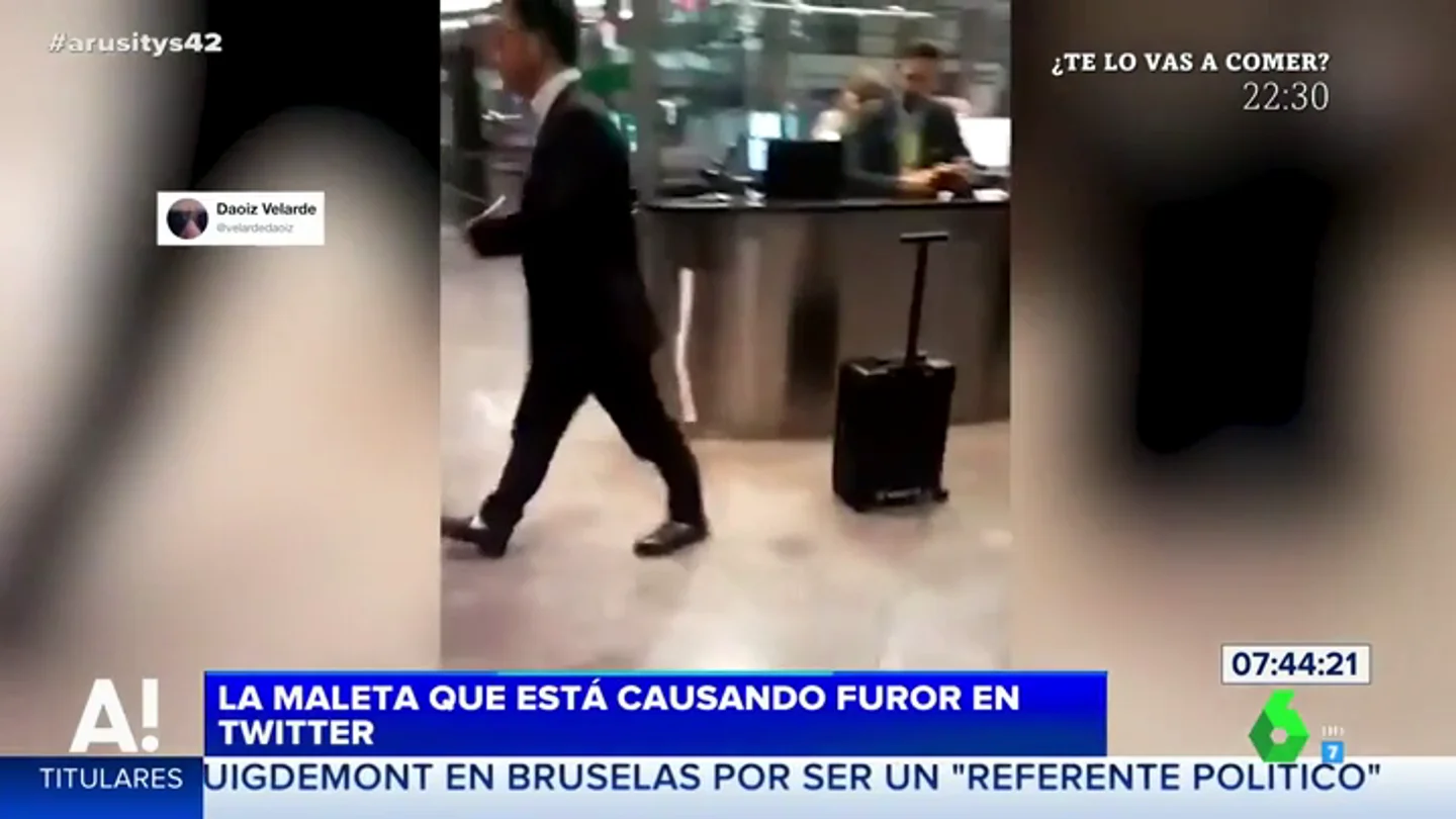 La maleta 'inteligente' que sigue a su dueño La maleta 'inteligente' que sigue a su dueño