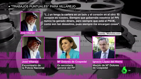 Cospedal encargó "trabajos puntuales" a Villarejo en su reunión en Génova Cospedal encargó "trabajos puntuales" a Villarejo en su reunión en Génova