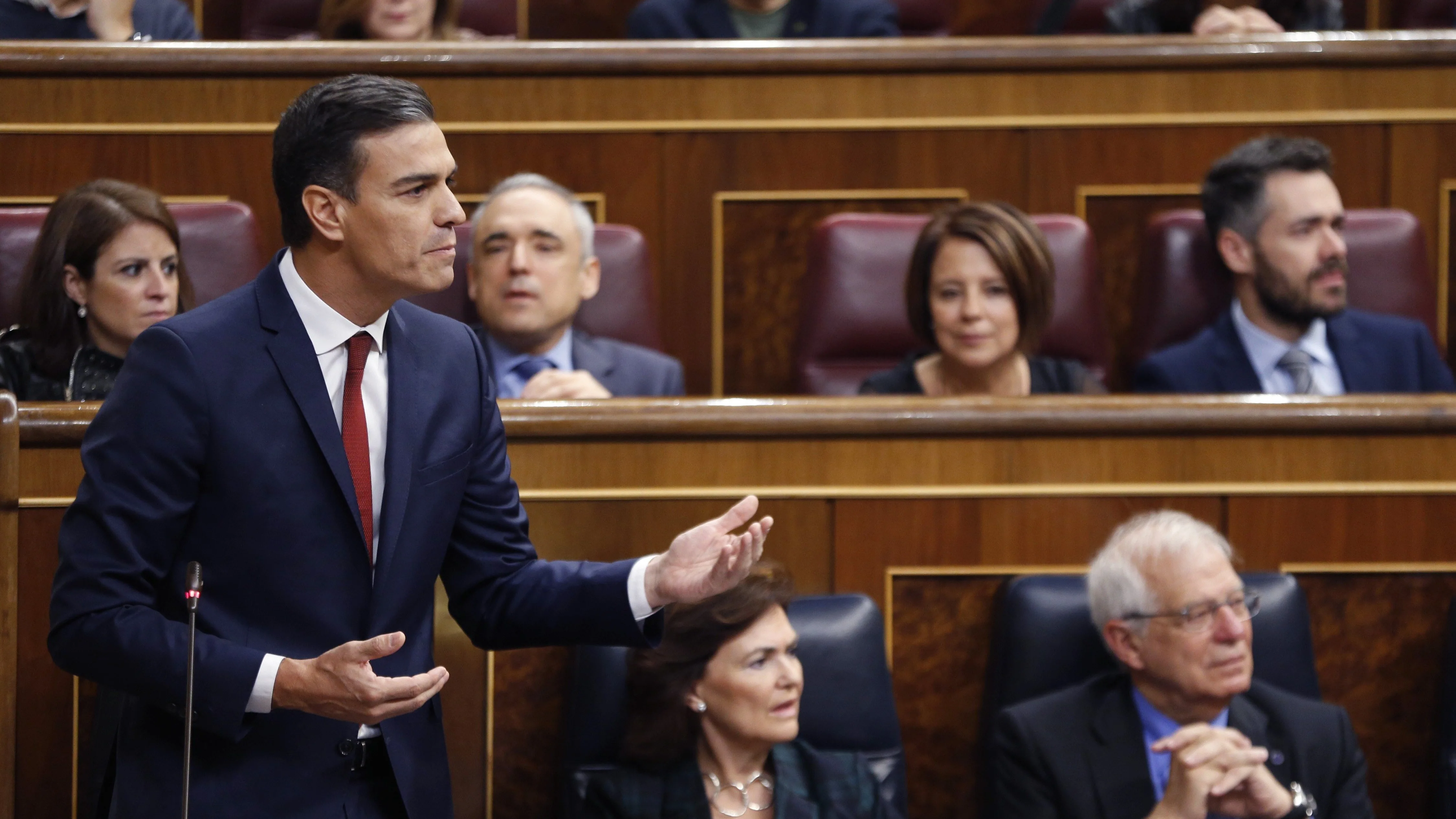 El presidente del Gobierno, Pedro Sánchez