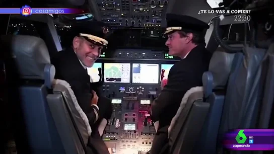 George Clooney de piloto George Clooney de piloto