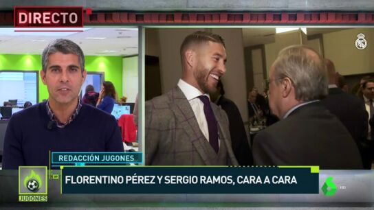 Reuni&oacute;n entre Florentino P&eacute;rez y Sergio Ramos