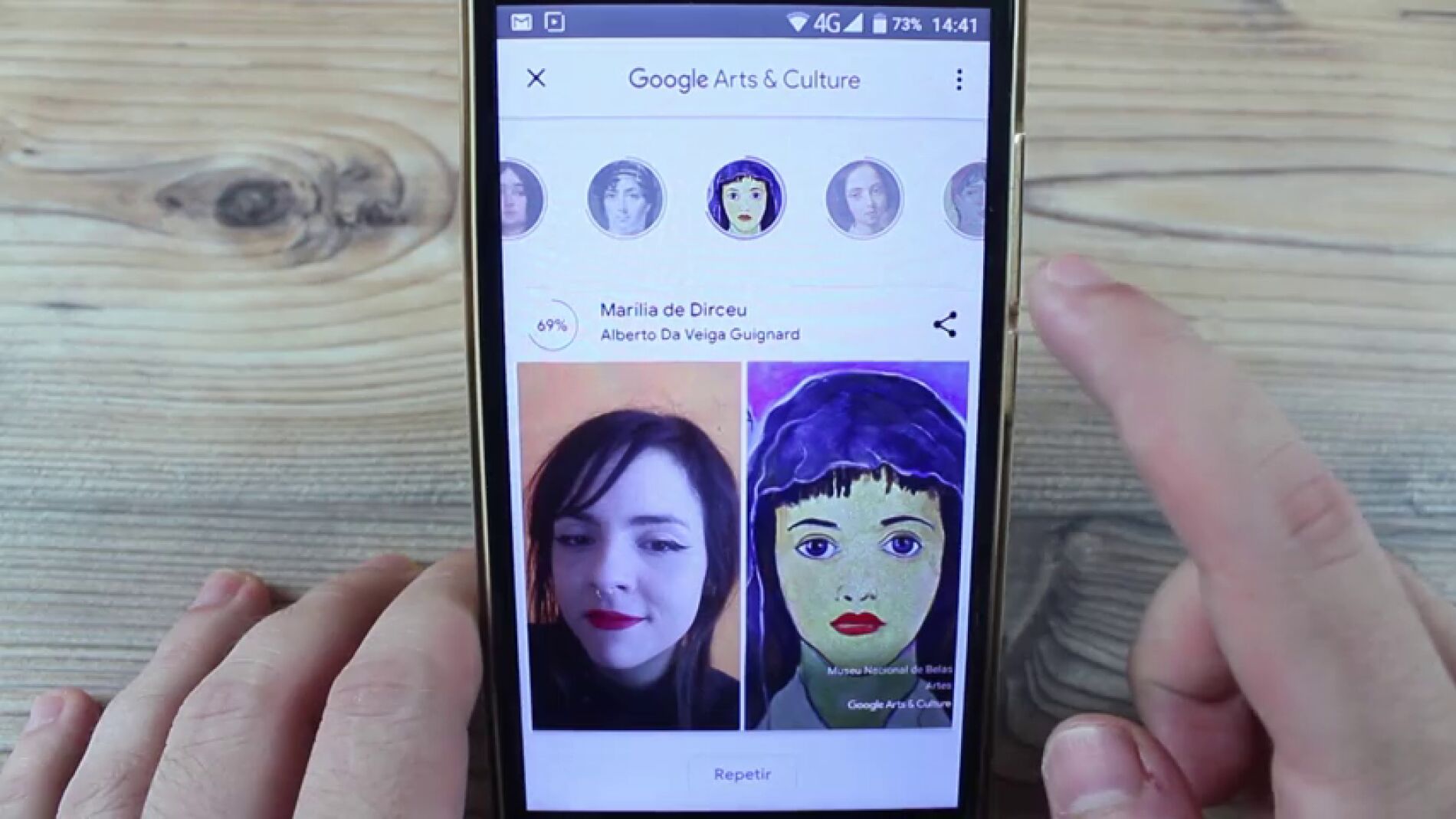 ¿Tienes un doble en alguna obra de arte? Hazte un selfie y descúbrelo