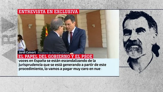 Entrevista exclusiva a Jordi Cuixart: "El gobierno de Sánchez va camino de ser una decepción máxima en derechos y libertades" Entrevista exclusiva a Jordi Cuixart: "El gobierno de Sánchez va camino de ser una decepción máxima en derechos y libertades"