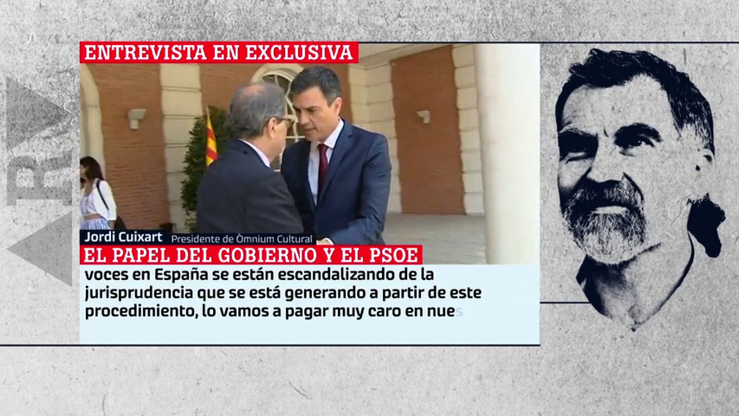 Entrevista exclusiva a Jordi Cuixart: "El gobierno de S&aacute;nchez va camino de ser una decepci&oacute;n m&aacute;xima en derechos y libertades"