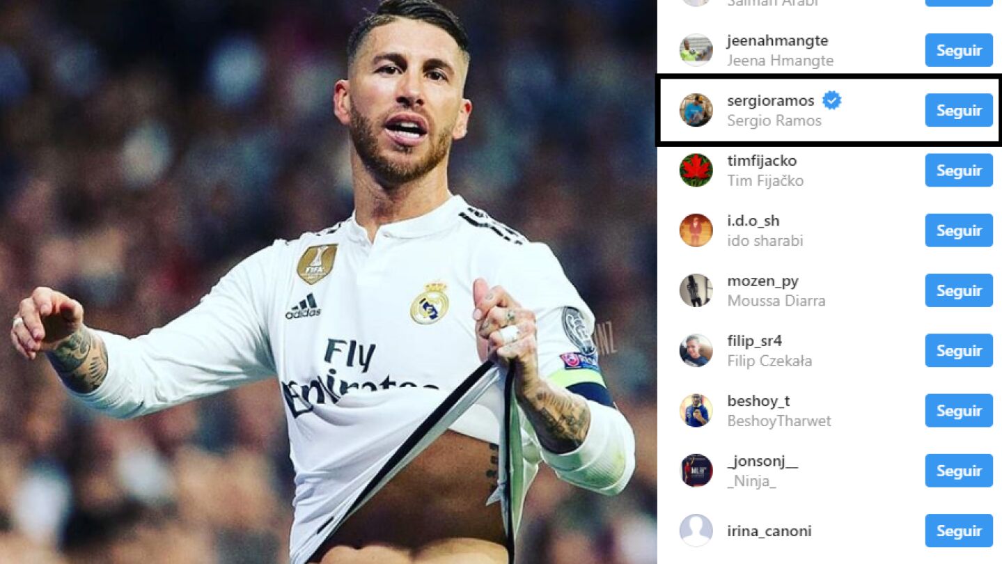 El 'like' de Ramos a una publicaci&oacute;n criticando a sus compa&ntilde;eros