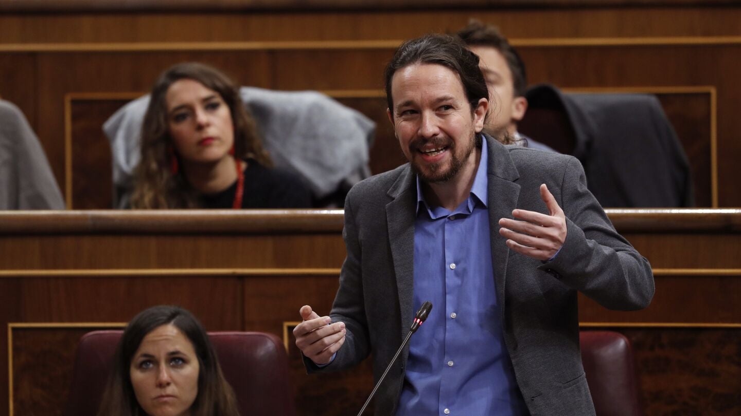 El secretario general de Podemos, Pablo Iglesias