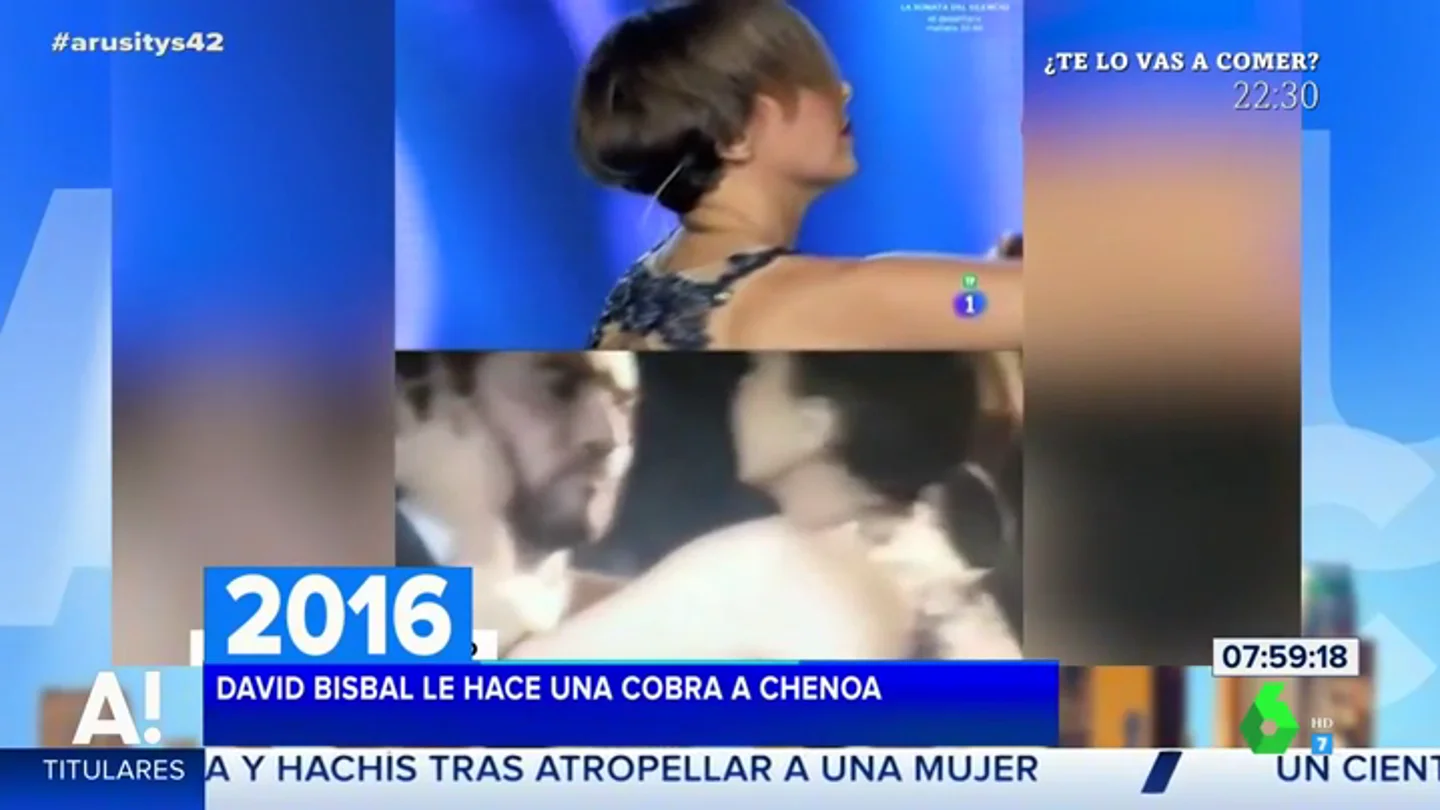 El día en el que David Bisbal le hizo la 'cobra' a Chenoa El día en el que David Bisbal le hizo la 'cobra' a Chenoa