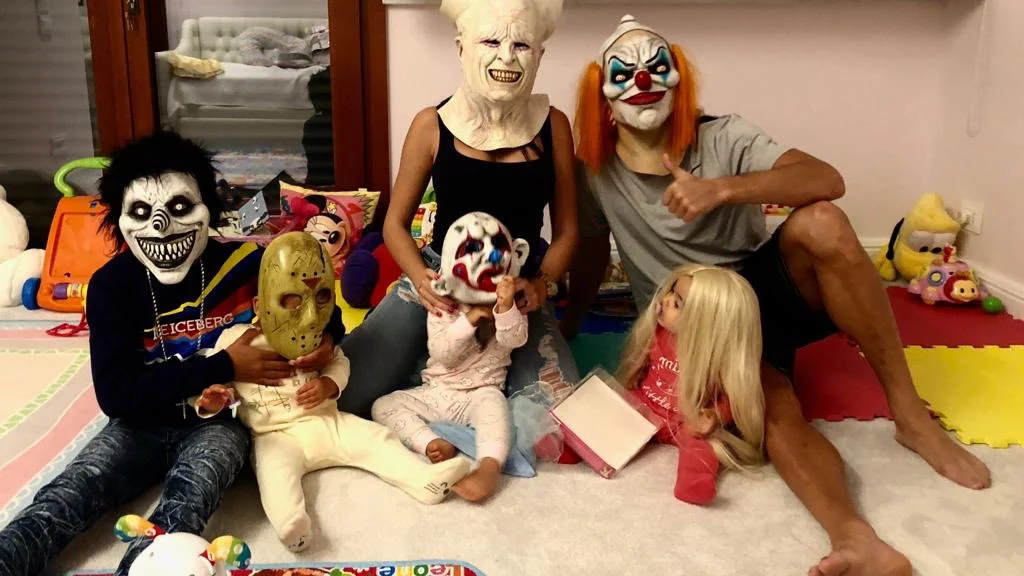 La familia de Cristiano Ronaldo celebra Halloween