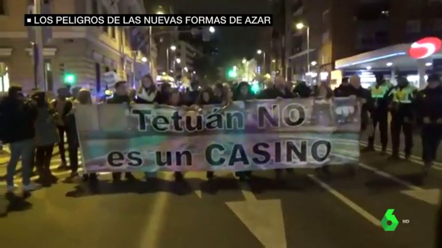 Protestas contra las casas de apuestas