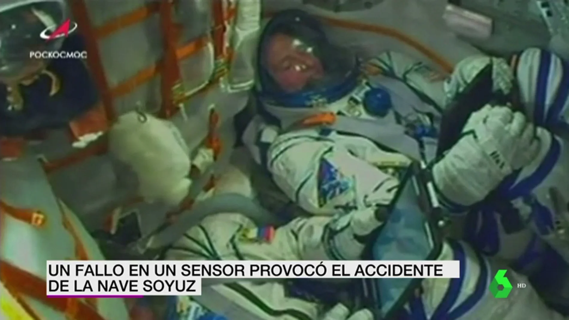 El accidente de la nave de Soyuz fue provocado por un fallo en el sensor