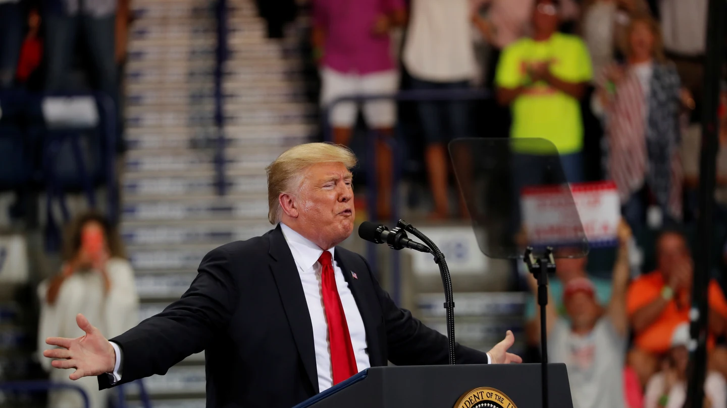 Donald Trump en un acto en Florida VIDEO Donald Trump en un acto en Florida