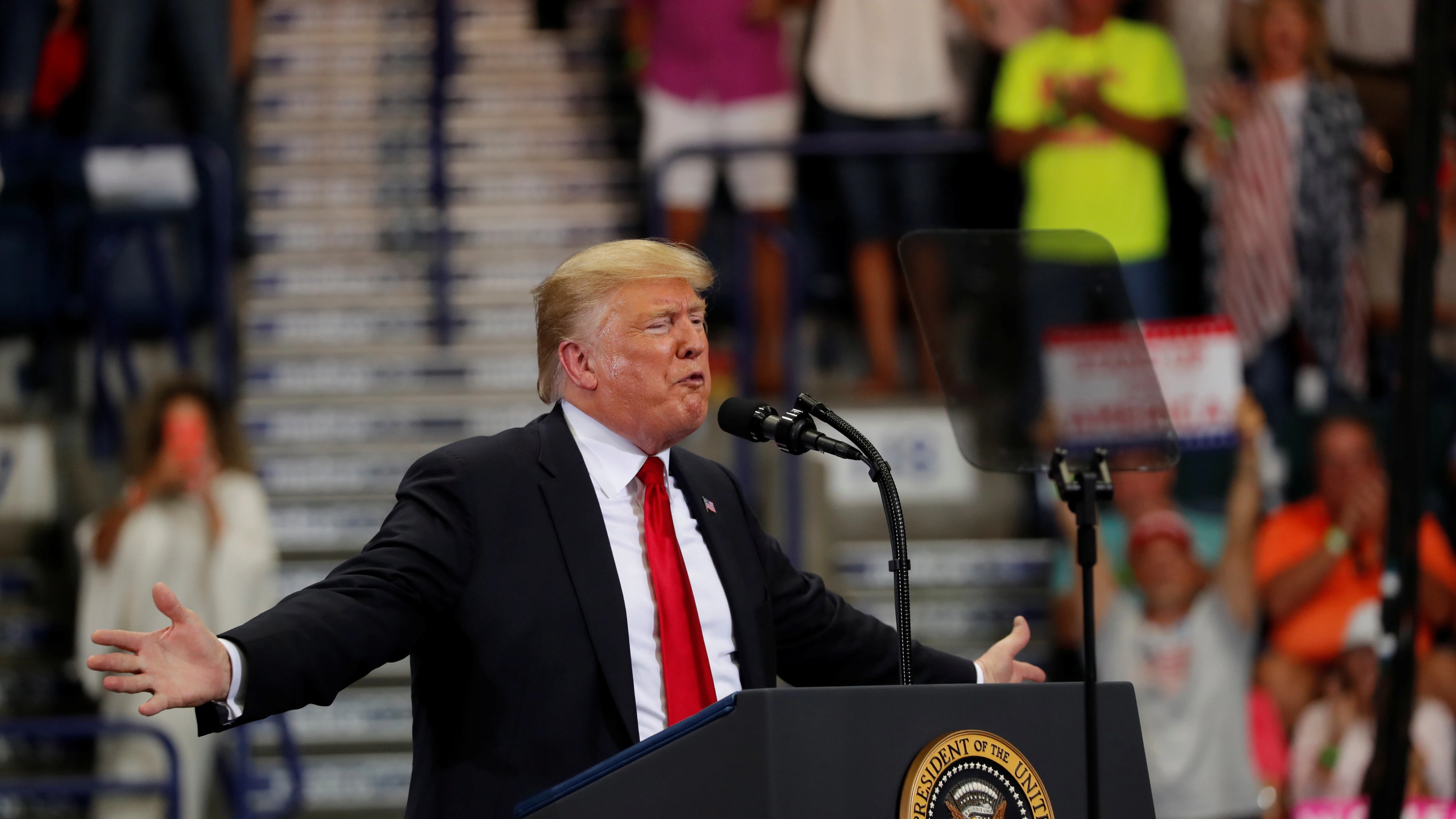 VIDEO Donald Trump en un acto en Florida