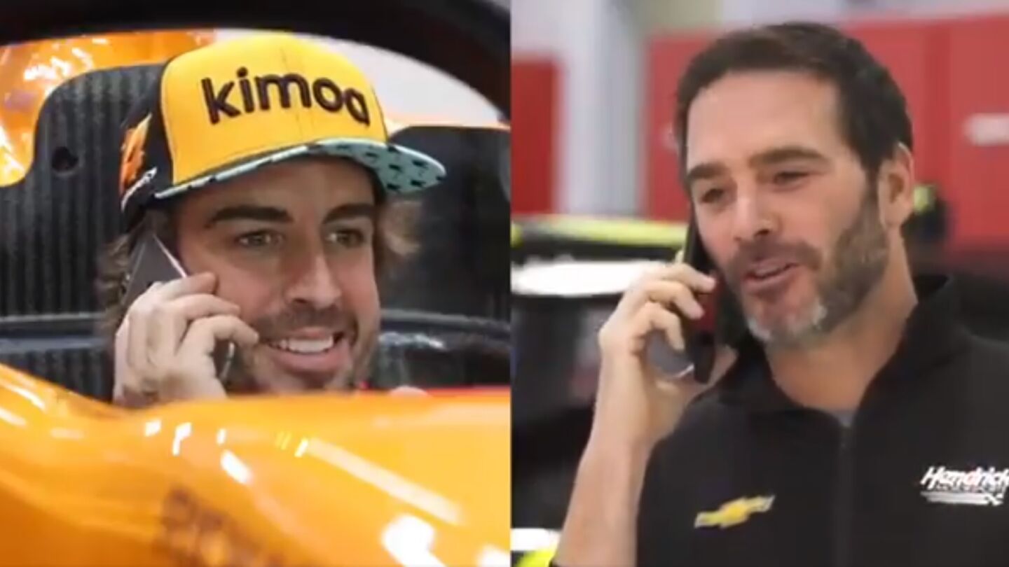 Fernando Alonso y Jimmie Johnson se intercambiar&aacute;n sus coches