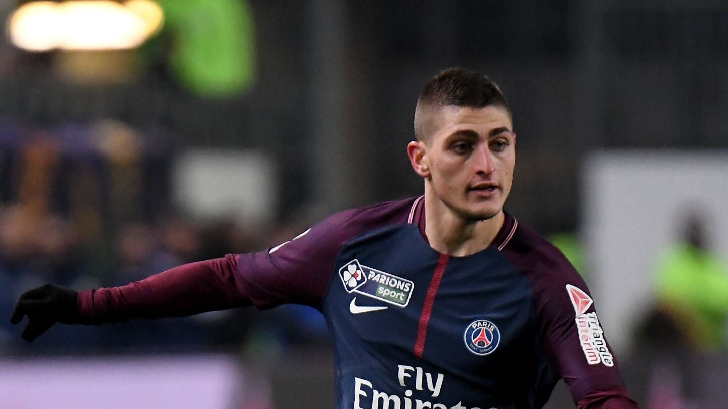 Marco Verratti, durante un partido en el PSG