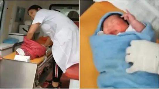 Imagen de la bebé recién nacida tras ser rescatada por la Policía Imagen de la bebé recién nacida tras ser rescatada por la Policía