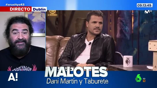 El Sevilla se 'ríe' del pique entre Dani Martín y Taburete El Sevilla se 'ríe' del pique entre Dani Martín y Taburete
