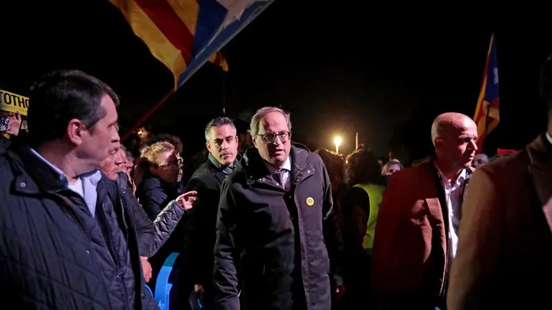 El presidente de la Generalitat, Quim Torra