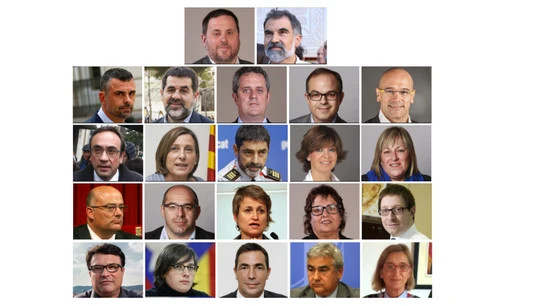 Los rostros del procés Los rostros del procés