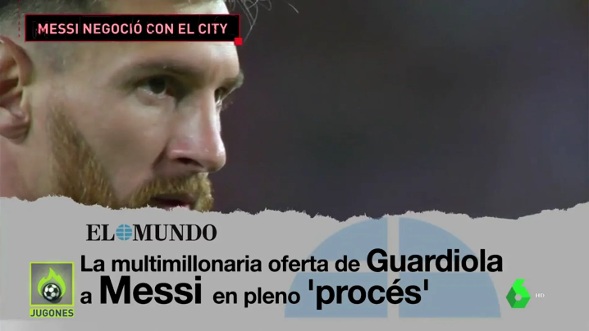 Messi estuvo a punto de irse al Manchester City por la situación política en Cataluña