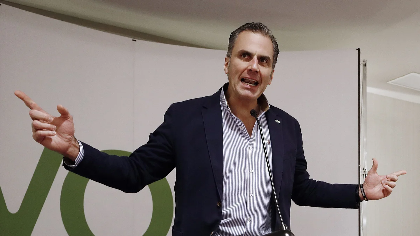 El secretario general de Vox, Javier Ortega El secretario general de Vox, Javier Ortega