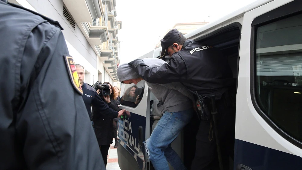 Imagen de uno de los cuatro detenidos por la muerte de un Guardia Civil en Don Benito