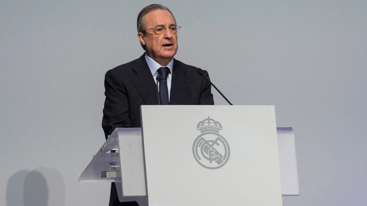 Florentino Pérez, en un acto del Real Madrid