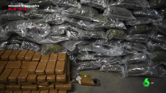 Droga encontrada en un camión de Tarragona Droga encontrada en un camión de Tarragona
