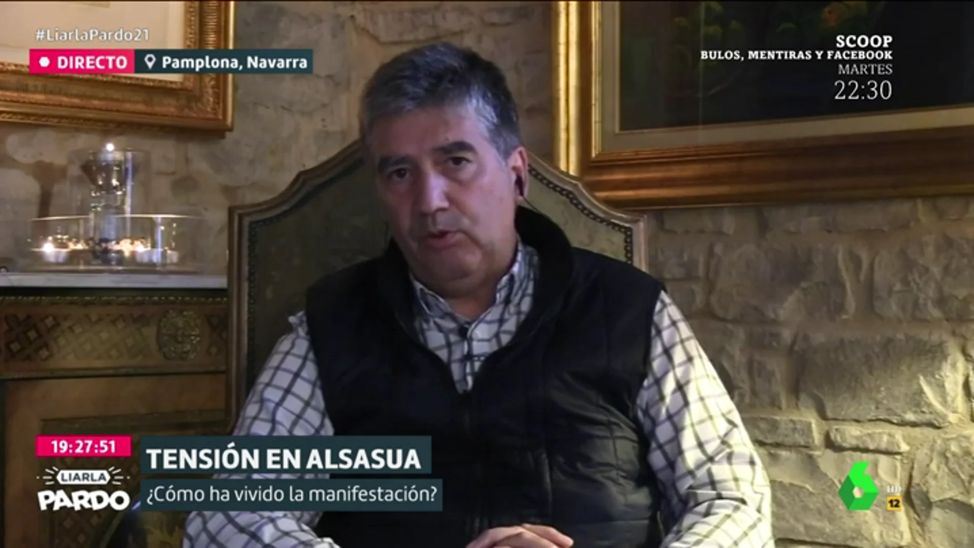 Ignacio Cosidó: "El nacionalismo navarro es muy agresivo y opresor con los que se sienten españoles"