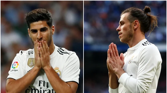 Asensio y Bale se lamentan Asensio y Bale se lamentan