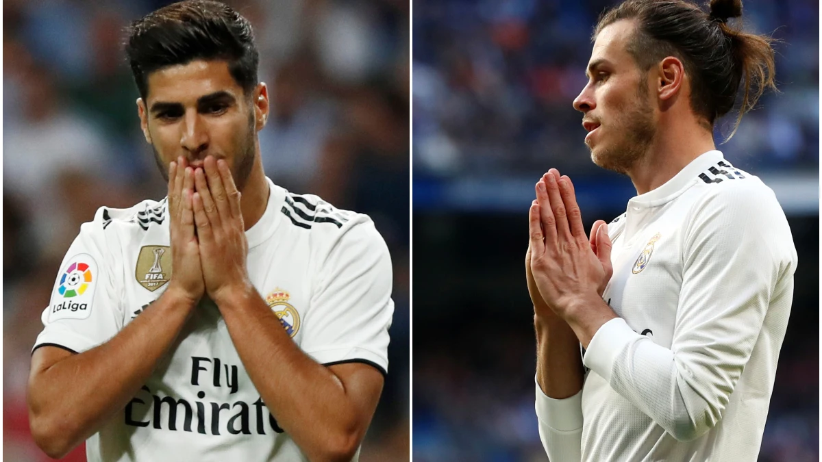 Asensio y Bale se lamentan