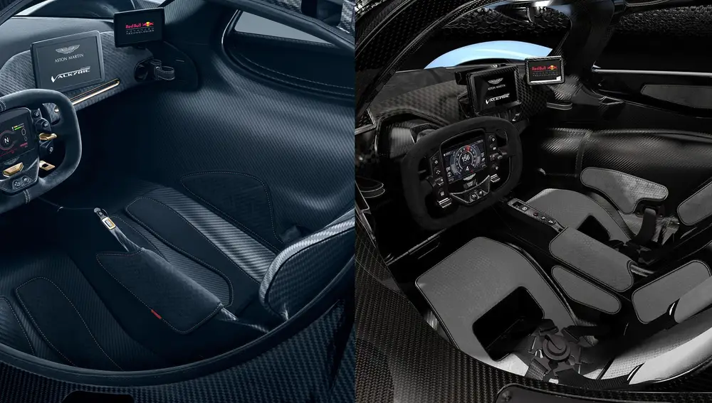 Aston Martin Valkyrie consola central