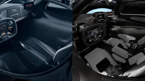 Aston Martin Valkyrie consola central Aston Martin Valkyrie consola central