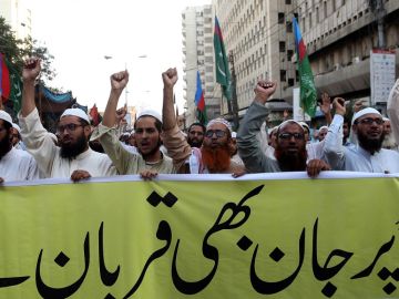 Protesta en Pakistán contra Asia Bibi Protesta en Pakistán contra Asia Bibi