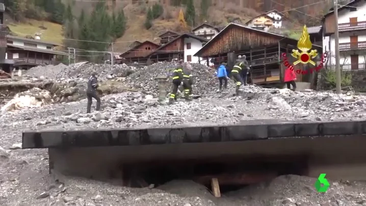 Imagen de los destrozos causados pos las lluvias en Italia