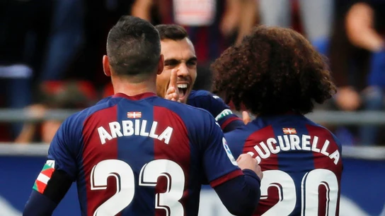 El Eibar celebra un gol El Eibar celebra un gol