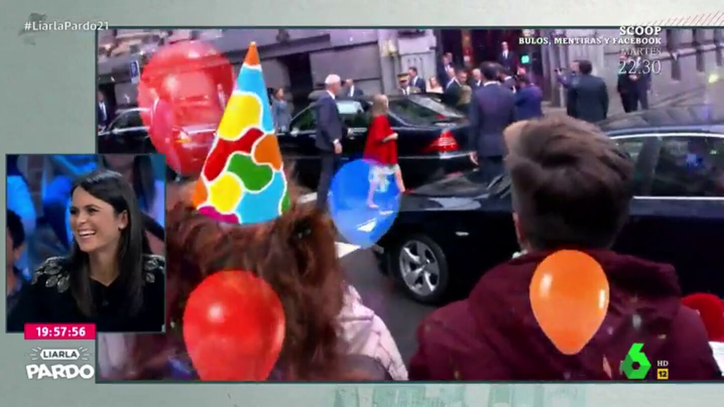 Luis Troya arranca un 'Cumplea&ntilde;os Feliz' para la princesa Leonor "con las Supremas de la calle Alcal&aacute;"