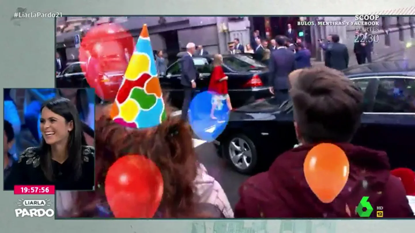 Luis Troya arranca un 'Cumpleaños Feliz' para la princesa Leonor "con las Supremas de la calle Alcalá" Luis Troya arranca un 'Cumpleaños Feliz' para la princesa Leonor "con las Supremas de la calle Alcalá"