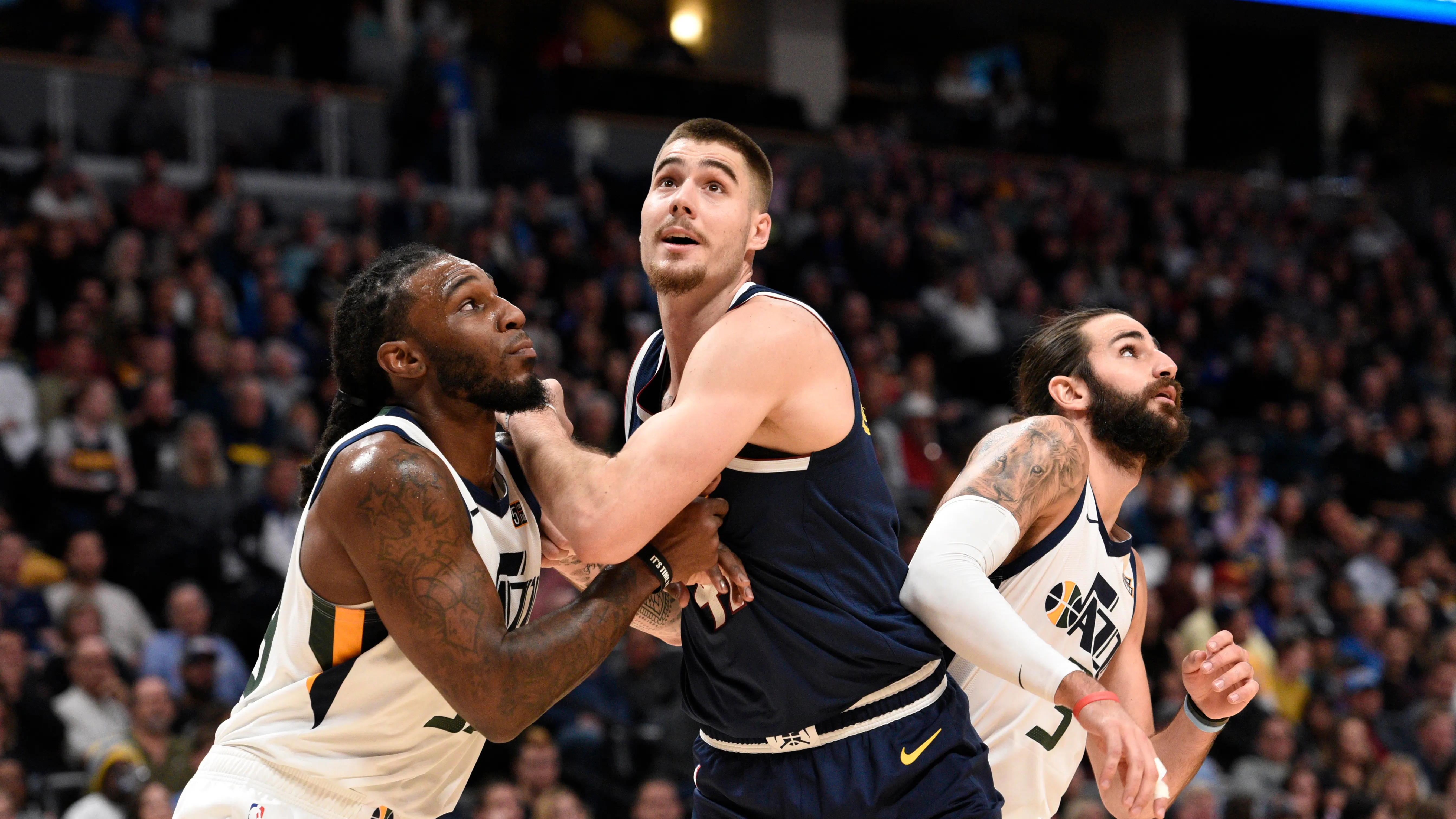 Juan Hernangómez y Ricky Rubio