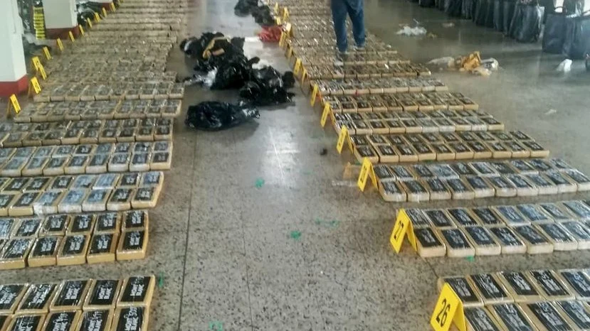 Incautación de cocaína en Guatemala