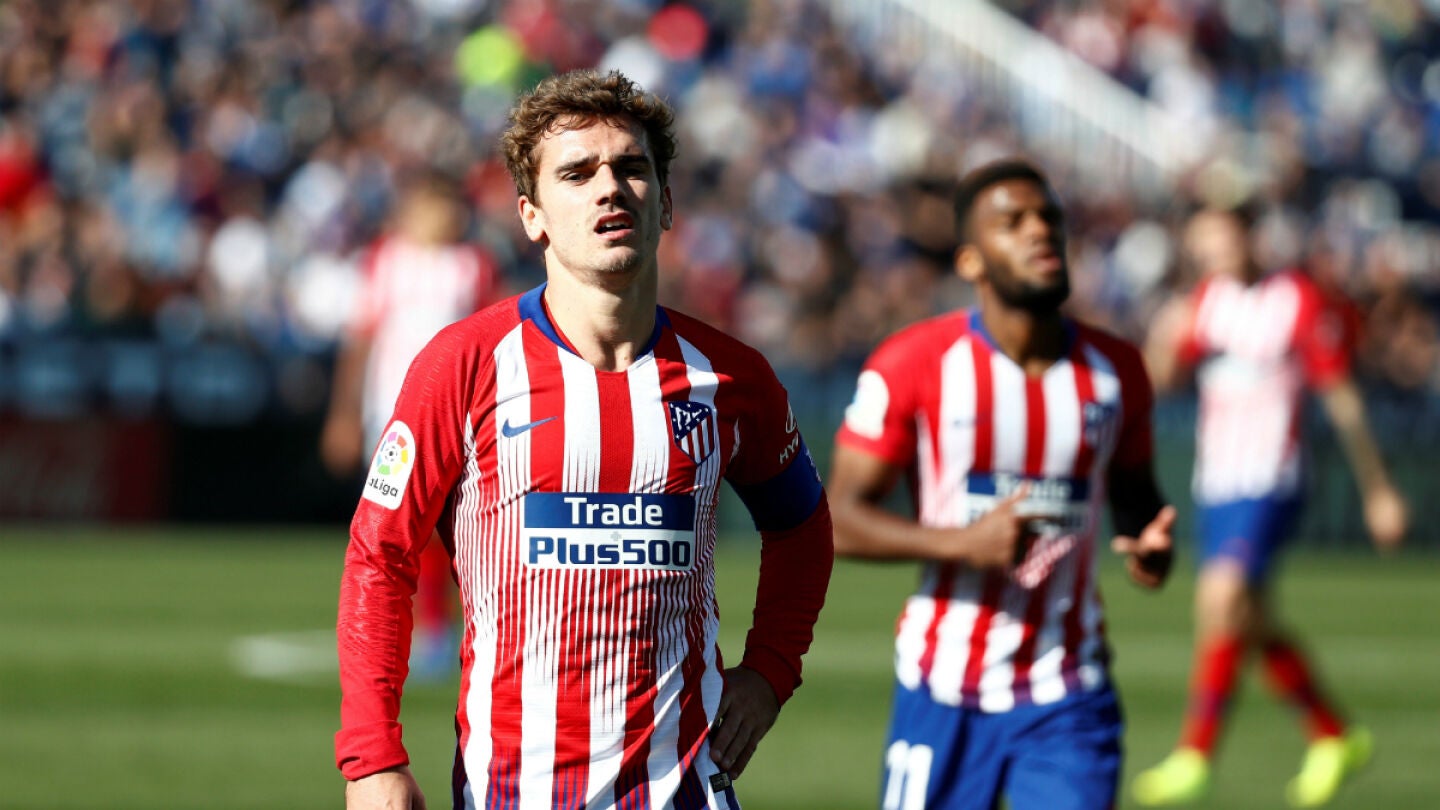 Griezmann, con Lemar tras &eacute;l