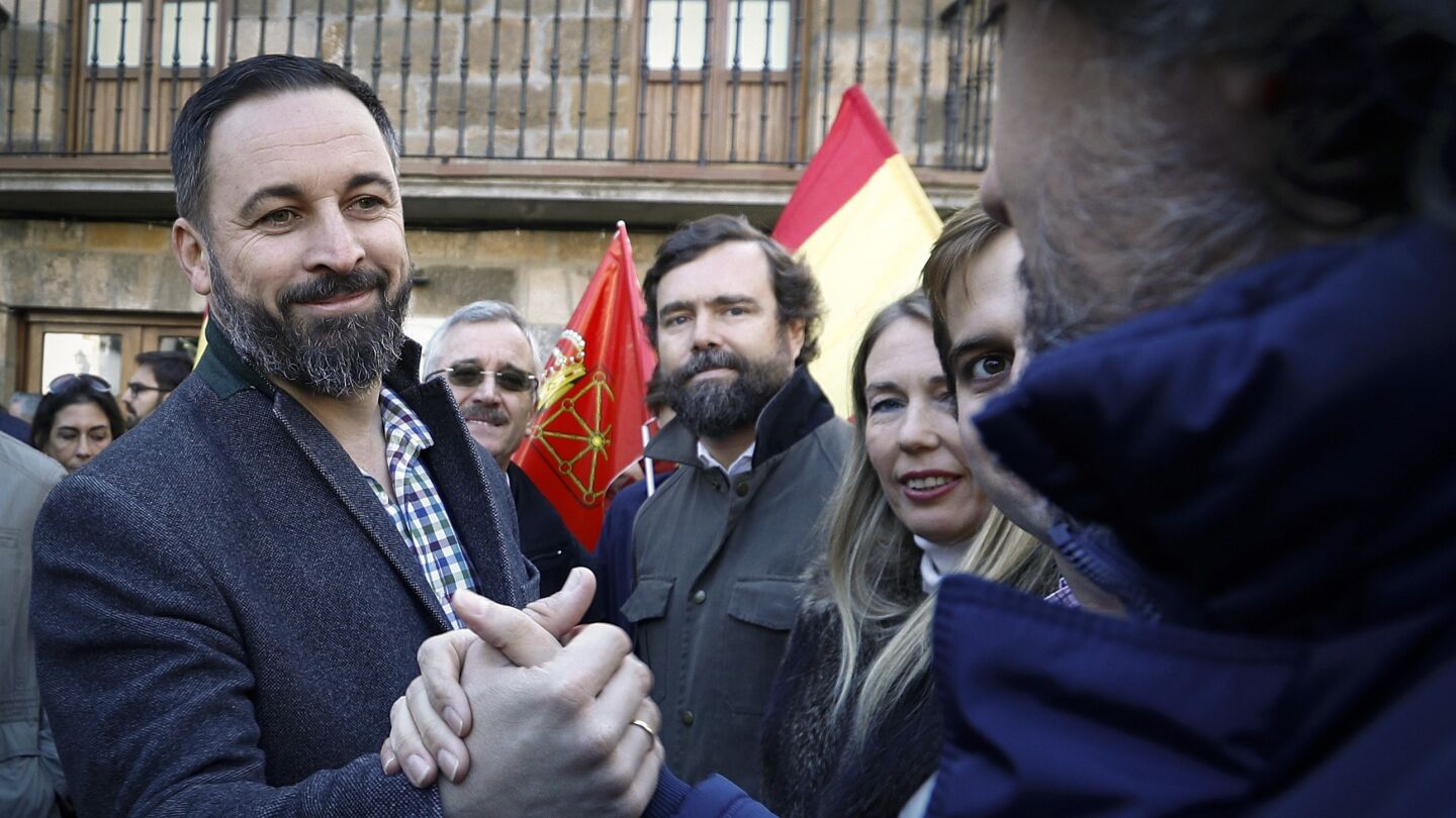 Santiago Abascal, l&iacute;der de Vox