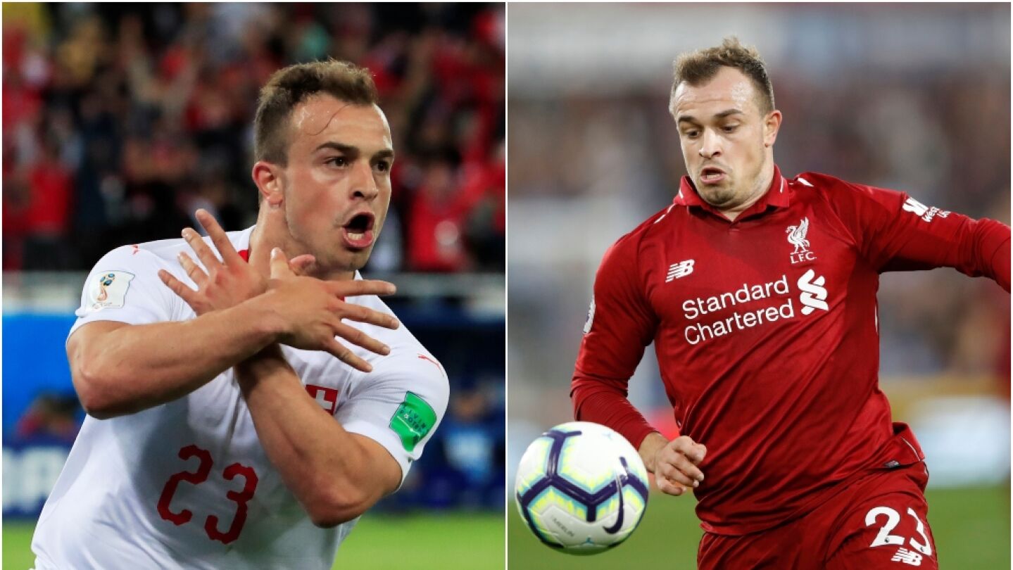 Xherdan Shaqiri, jugador de Suiza y del Liverpool