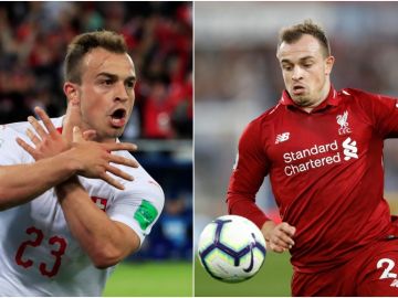 Xherdan Shaqiri, jugador de Suiza y del Liverpool Xherdan Shaqiri, jugador de Suiza y del Liverpool