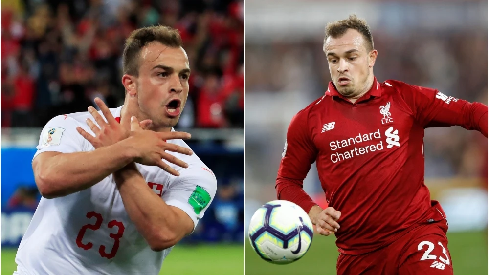 Xherdan Shaqiri, jugador de Suiza y del Liverpool